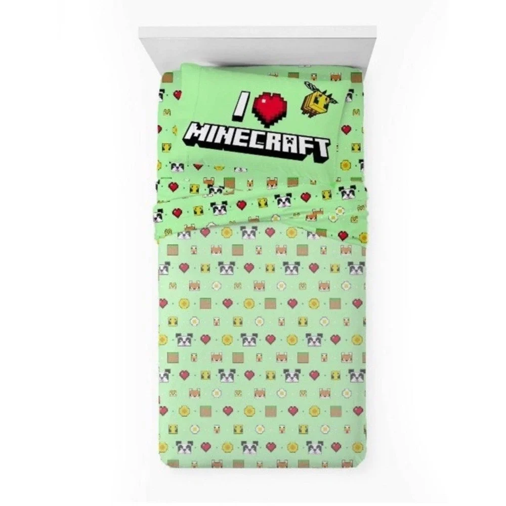 Twin Minecraft Kids' Bed in a Bag - 5 Piece Set